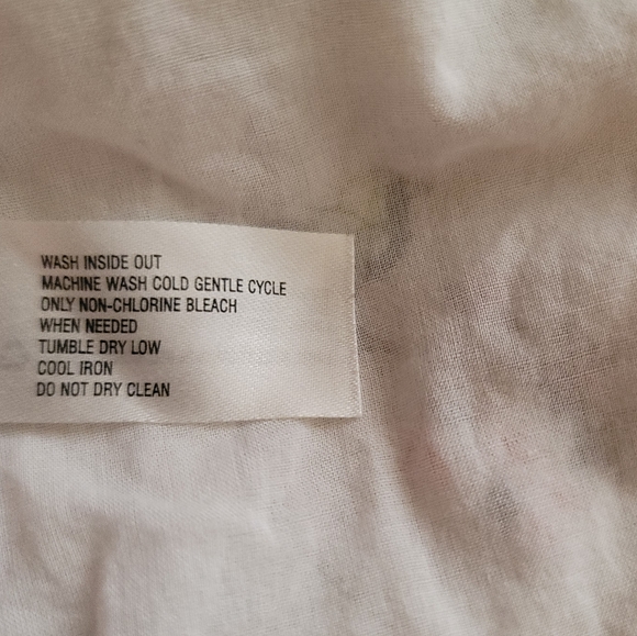 Gap Baby Girl Cream Flutter Sleeve Bird Dress Size 18-24 Months - Picture 5 of 6